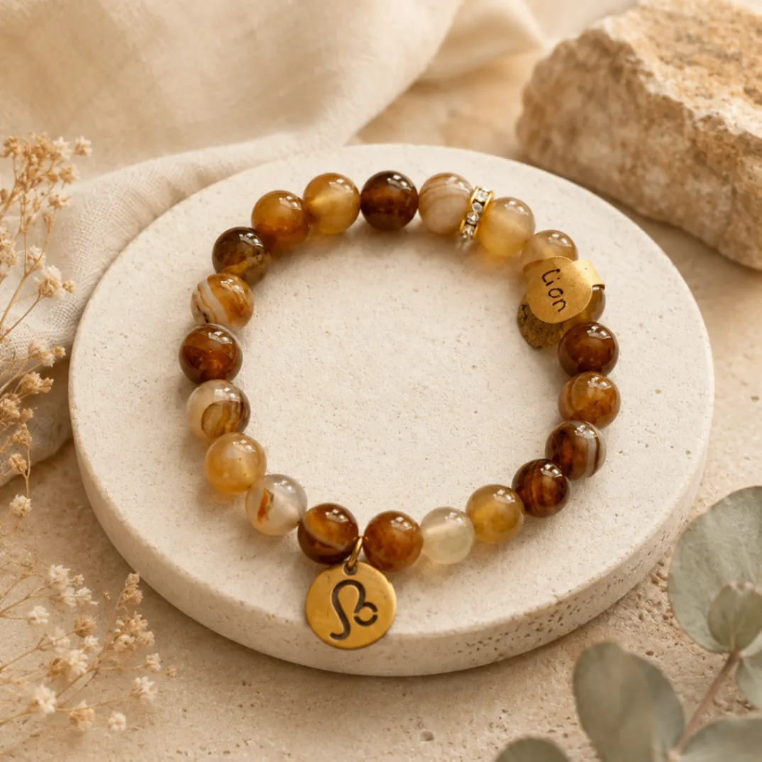 Bracelet Astro Lion — agate café