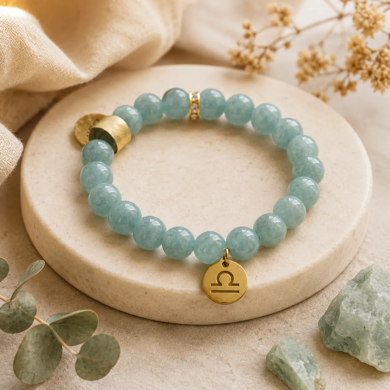 Bracelet Astro Balance — calcédoine